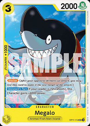 Megalo (OP11-112) - A Fist of Divine Speed (Uncommon) [OP11-112]