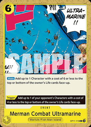 Merman Combat Ultramarine (OP11-116) - A Fist of Divine Speed (Common) [OP11-116]