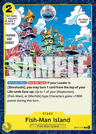 Fish-Man Island (OP11-117) - A Fist of Divine Speed (Common) [OP11-117]