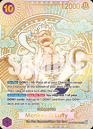 Monkey.D.Luffy (OP05-119) (V.2) - A Fist of Divine Speed (Special Rare) [OP11-OP05-119]