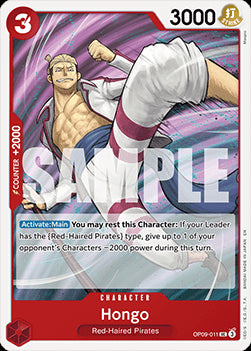 Hongo (OP09-011) - Starter Deck: Red Shanks (Uncommon) [ST-23-OP09-011]