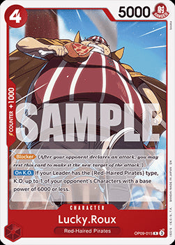 Lucky.Roux (OP09-015) - Starter Deck: Red Shanks (Rare) [ST-23-OP09-015]