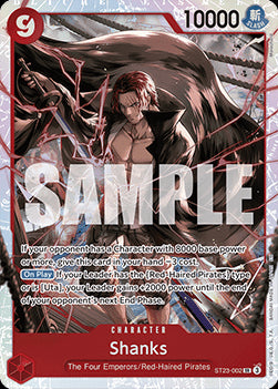 Shanks (ST23-002) - Starter Deck: Red Shanks (Super Rare) [ST-23-002]