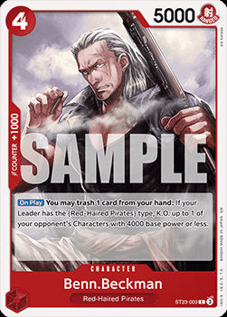 Benn.Beckman (ST23-003) - Starter Deck: Red Shanks (Common) [ST-23-003]