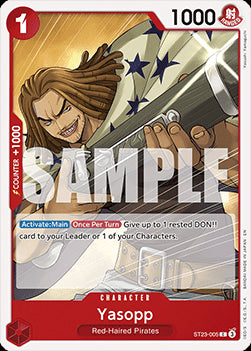 Yasopp (ST23-005) - Starter Deck: Red Shanks (Common) [ST-23-005]