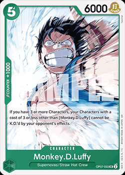 Monkey.D.Luffy (OP07-033) - Starter Deck: Green Jewelry Bonney (Uncommon) [ST-24-OP07-033]