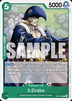 X.Drake (ST24-005) - Starter Deck: Green Jewelry Bonney (Common) [ST-24-005]
