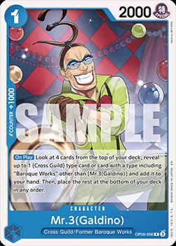 Mr.3(Galdino) (OP09-056) - Starter Deck: Blue Buggy (Rare) [ST-25-OP09-056]