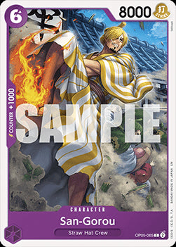 San-Gorou (OP05-065) - Starter Deck: Purple Black Monkey.D.Luffy (Common) [ST-26-OP05-065]