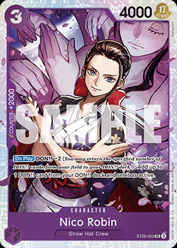 Nico Robin (ST26-003) - Starter Deck: Purple Black Monkey.D.Luffy (Super Rare) [ST-26-003]