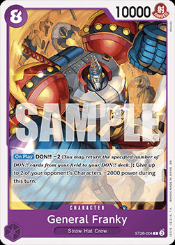 General Franky (ST26-004) - Starter Deck: Purple Black Monkey.D.Luffy (Common) [ST-26-004]