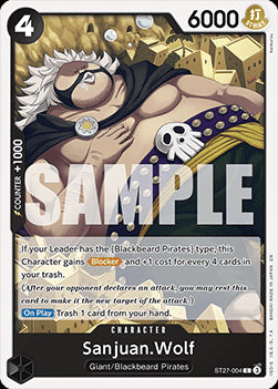 Sanjuan.Wolf (ST27-004) - Starter Deck: Black Marshall.D.Teach (Common) [ST-27-004]