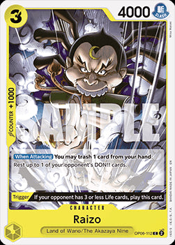 Raizo (OP06-112) - Starter Deck: Green Yellow Yamato (Common) [ST-28-OP06-112]