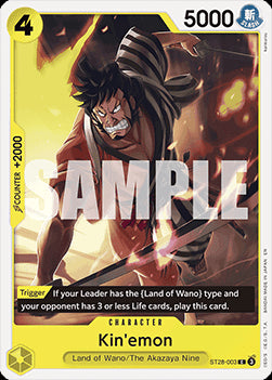 Kin'emon (ST28-003) - Starter Deck: Green Yellow Yamato (Common) [ST-28-003]