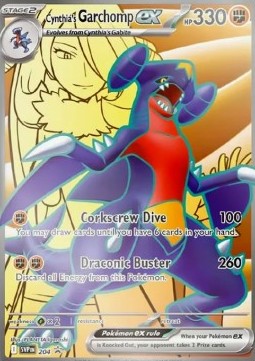 Cynthia's Garchomp ex - SV Black Star Promos (Promo) [SVP-204]
