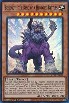 Behemoth the King of a Hundred Battles (V.2 - Super Rare) - Justice Hunters (Super Rare) [JUSH-050]