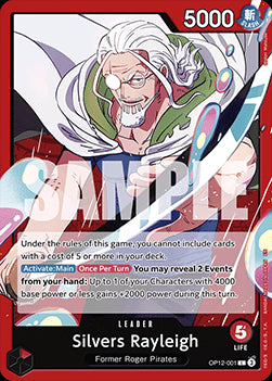 Silvers Rayleigh (OP12-001) (V.1) - Legacy of the Master (Leader) [OP12-001]