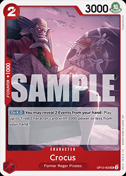 Crocus (OP12-003) - Legacy of the Master (Uncommon) [OP12-003]