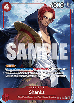 Shanks (OP12-008) (V.2) - Legacy of the Master (Alternate Art) [OP12-008]