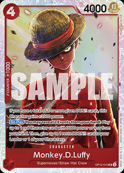 Monkey.D.Luffy (OP12-015) (V.1) - Legacy of the Master (Super Rare) [OP12-015]
