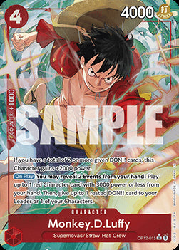 Monkey.D.Luffy (OP12-015) (V.2) - Legacy of the Master (Alternate Art) [OP12-015]