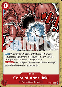 Color of Arms Haki (OP12-019) - Legacy of the Master (Common) [OP12-019]