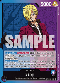 Sanji (OP12-041) (V.1) - Legacy of the Master (Leader) [OP12-041]