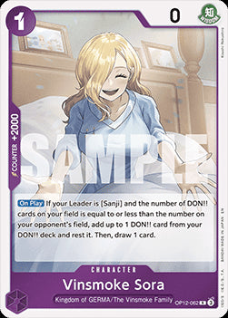 Vinsmoke Sora (OP12-062) - Legacy of the Master (Rare) [OP12-062]