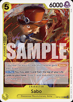 Sabo (OP12-100) - Legacy of the Master (Rare) [OP12-100]