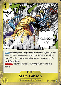 Slam Gibson (OP12-117) - Legacy of the Master (Rare) [OP12-117]