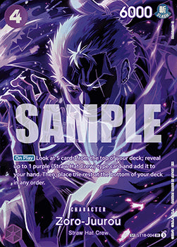 Zoro-Juurou (ST18-004) - Legacy of the Master (Special Rare) [OP12-ST18-004]