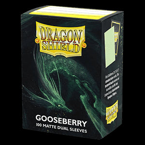 100 Dragon Shield Sleeves - Matte Dual Gooseberry