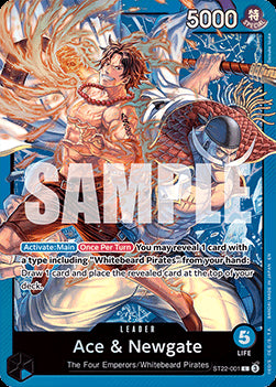 Ace & Newgate (ST22-001) (V.1) - Starter Deck: EX Ace & Newgate (Leader) [ST-22-001]