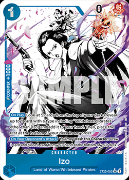 Izo (ST22-002) (V.2) - Starter Deck: EX Ace & Newgate (Alternate Art) [ST-22-002]