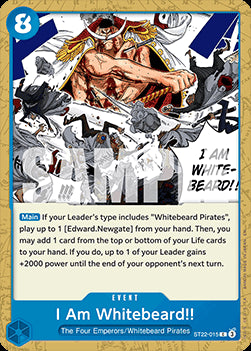 I Am Whitebeard!! (ST22-015) - Starter Deck: EX Ace & Newgate (Common) [ST-22-015]