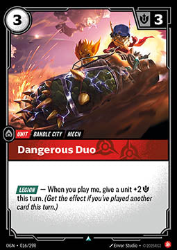 Dangerous Duo - Origins (Uncommon) [OGN-016]
