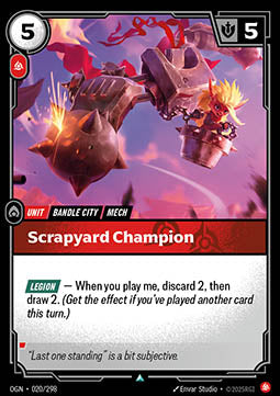 Scrapyard Champion - Origins (Uncommon) [OGN-020]