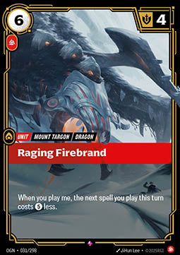 Raging Firebrand - Origins (Rare) [OGN-031]
