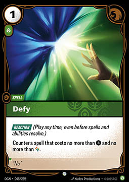Defy - Origins (Common) [OGN-045]