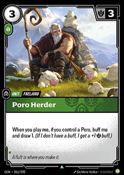 Poro Herder - Origins (Uncommon) [OGN-061]