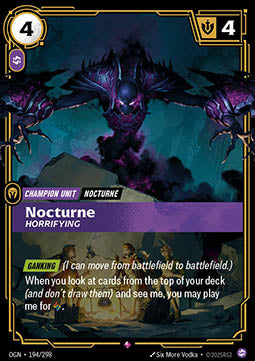 Nocturne, Horrifying - Origins (Rare) [OGN-194]
