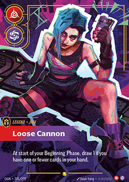 Jinx, Loose Cannon (V.2 - Showcase) - Origins (Showcase) [OGN-301]