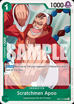 Scratchmen Apoo (EB01-015) (V.1) - The Best Vol.2 (Rare) [PRB02-EB01-015]