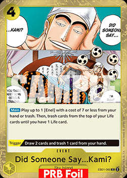 Did Someone Say...Kami? (EB01-060) (V.2) - The Best Vol.2 (Common) [PRB02-EB01-060]