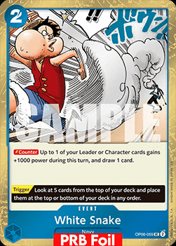 White Snake (OP06-059) (V.2) - The Best Vol.2 (Uncommon) [PRB02-OP06-059]