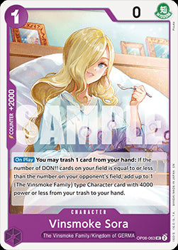 Vinsmoke Sora (OP06-063) (V.1) - The Best Vol.2 (Uncommon) [PRB02-OP06-063]