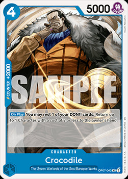 Crocodile (OP07-040) (V.1) - The Best Vol.2 (Uncommon) [PRB02-OP07-040]