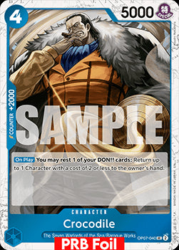 Crocodile (OP07-040) (V.2) - The Best Vol.2 (Uncommon) [PRB02-OP07-040]