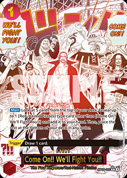 Come On!! We'll Fight You!! (OP09-020) (V.2) - The Best Vol.2 (Alternate Art) [PRB02-OP09-020]