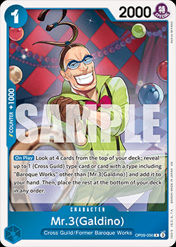 Mr.3(Galdino) (OP09-056) (V.1) - The Best Vol.2 (Rare) [PRB02-OP09-056]
